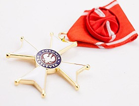 Krzyż Oficerski Orderu Odrodzenia Polski dla Jana Szynaka
