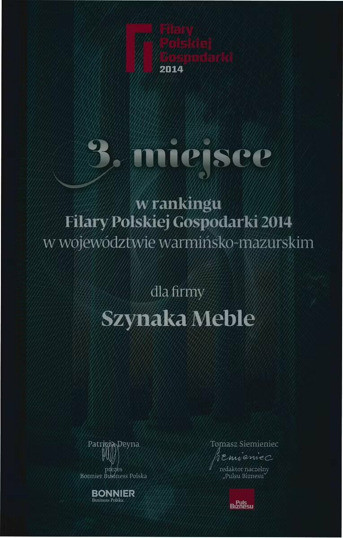 Filar Polskiej Gospodarki 2014. 
