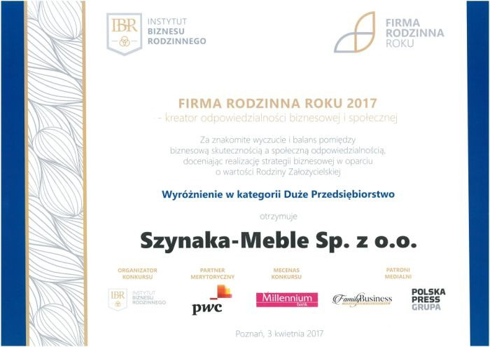 Firma Rodzinna Roku 2017